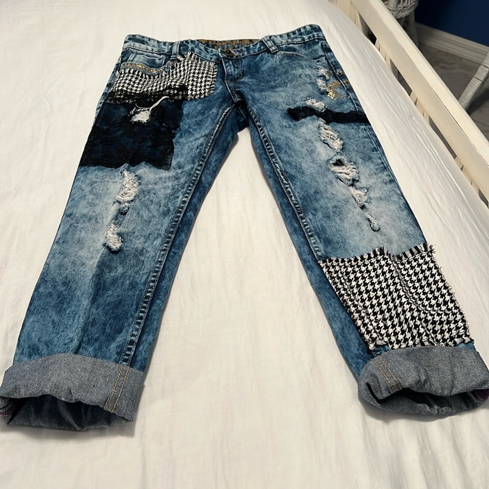 Desigual Patch Jeans
